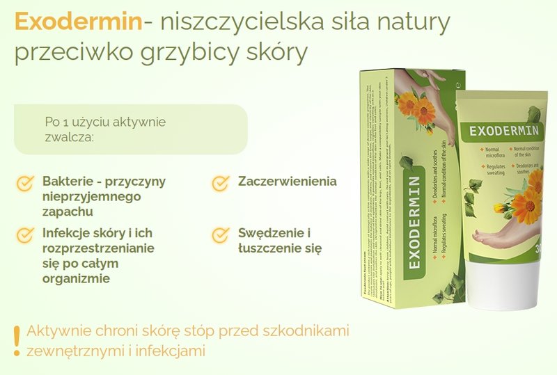 Exodermin - Suplementacja dla zdrowej tylnej gardło Poland - exodermin apteka gemini